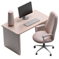 squisito 3d immagini di sbalorditivo ufficio tavoli ideale per interno design ispirazione png