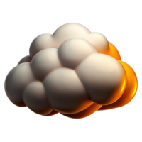 Wolke 3d Bild atemberaubend, realistisch Wolken gerendert im drei Maße, perfekt zum Digital Kunst, Präsentationen, und Grafik Design. png