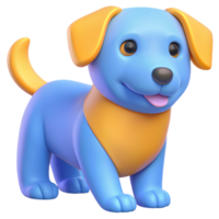 atemberaubend 3d Bild von ein schön Hund, präsentieren kompliziert Einzelheiten und lebensecht Wiedergabe. perfekt zum Digital Design Projekte png