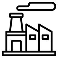 Factory Labour day icon illustration vector