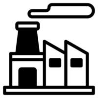 Factory Labour day icon illustration vector