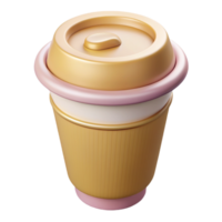 Beautiful 3D Coffee Cup Images for Creative Designs png