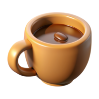 bellissimo 3d caffè tazza immagini per creativo disegni png