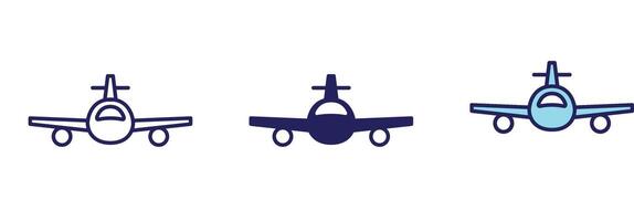 Plane Transportation Icon - Navigation Set vector