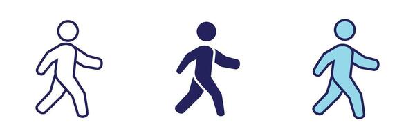 Walking Transportation Icon - Navigation Set vector