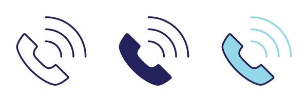 Telephone Icon - Navigation Set vector