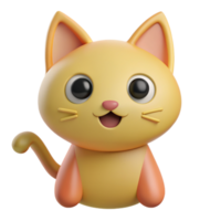 Mesmerizing 3D Cat A Stunning Image for Your Designs png