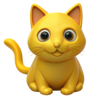 Mesmerizing 3D Cat A Stunning Image for Your Designs png