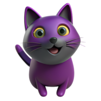 Mesmerizing 3D Cat A Stunning Image for Your Designs png