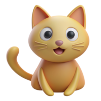 Mesmerizing 3D Cat A Stunning Image for Your Designs png