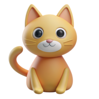 Mesmerizing 3D Cat A Stunning Image for Your Designs png