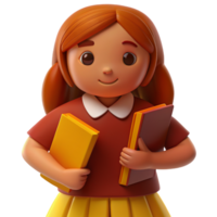 School Kid 3d image png