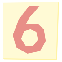 número alfabeto Fonte rasgado rasgado papel cortar ilustração elementos forma png