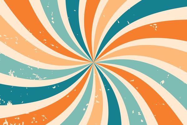 classic vintage retro sipral rays background