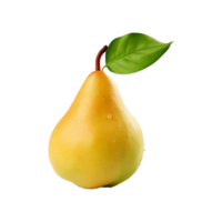 Pear fruit isolated on transparent background png