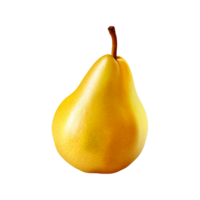 Pear fruit isolated on transparent background png