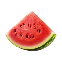 Watermelon fruit isolated on transparent background png