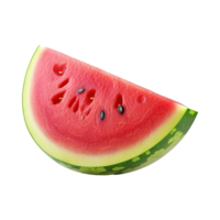 Watermelon fruit isolated on transparent background png