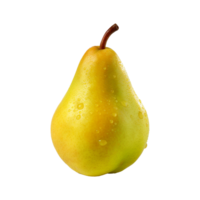 Pear fruit isolated on transparent background png