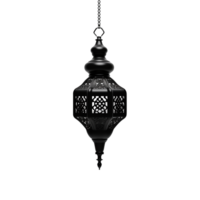 Islamic ramadan kareem lantern on transparent background png