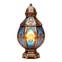 Islamic ramadan kareem lantern on transparent background png