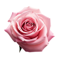 Fresh pink rose isolated on transparent background png