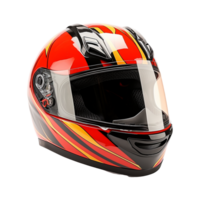 Motorbike helmet isolated on transparent background png