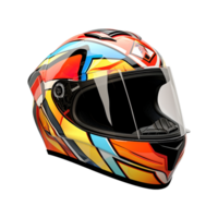 Motorbike helmet isolated on transparent background png