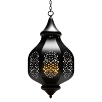 Islamic ramadan kareem lantern on transparent background png