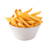 French fries package isolated on transparent background png