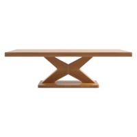 Modern table isolated on transparent background png