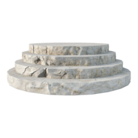 pietra podio isolato su trasparente sfondo png