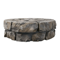 Stone podium isolated on transparent background png