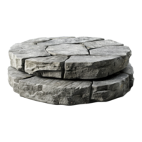 Stone podium isolated on transparent background png