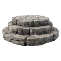 Stone podium isolated on transparent background png