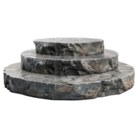 Stone podium isolated on transparent background png