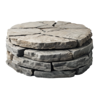 Stone podium isolated on transparent background png