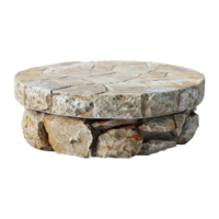 Stone podium isolated on transparent background png