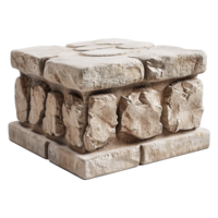 Stone podium isolated on transparent background png