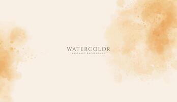 Abstract horizontal watercolor background. Neutral light colored empty space background illustration vector