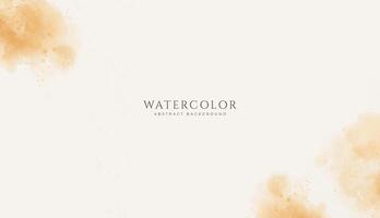 Abstract horizontal watercolor background. Neutral light colored empty space background illustration vector