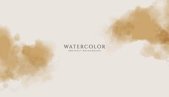 Abstract horizontal watercolor background. Neutral light colored empty space background illustration vector