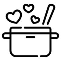 Cocinando icono para web, aplicación, infografía, etc vector