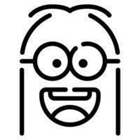 Cartoon Character Icon for web, app, infographic, etc vector