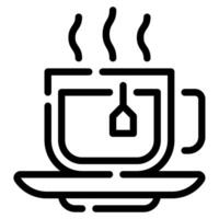 té icono para web, aplicación, infografía, etc vector