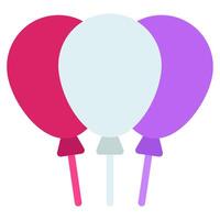 globos icono para web, aplicación, infografía, etc vector