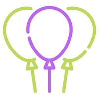 Balloons Icon for web, app, infographic, etc vector