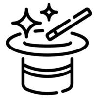 magia icono para web, aplicación, infografía, etc vector