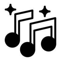 Music Note Icon for web, app, infographic, etc vector