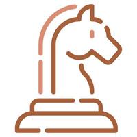 Chess Knight Icon for web, app, infographic, etc vector